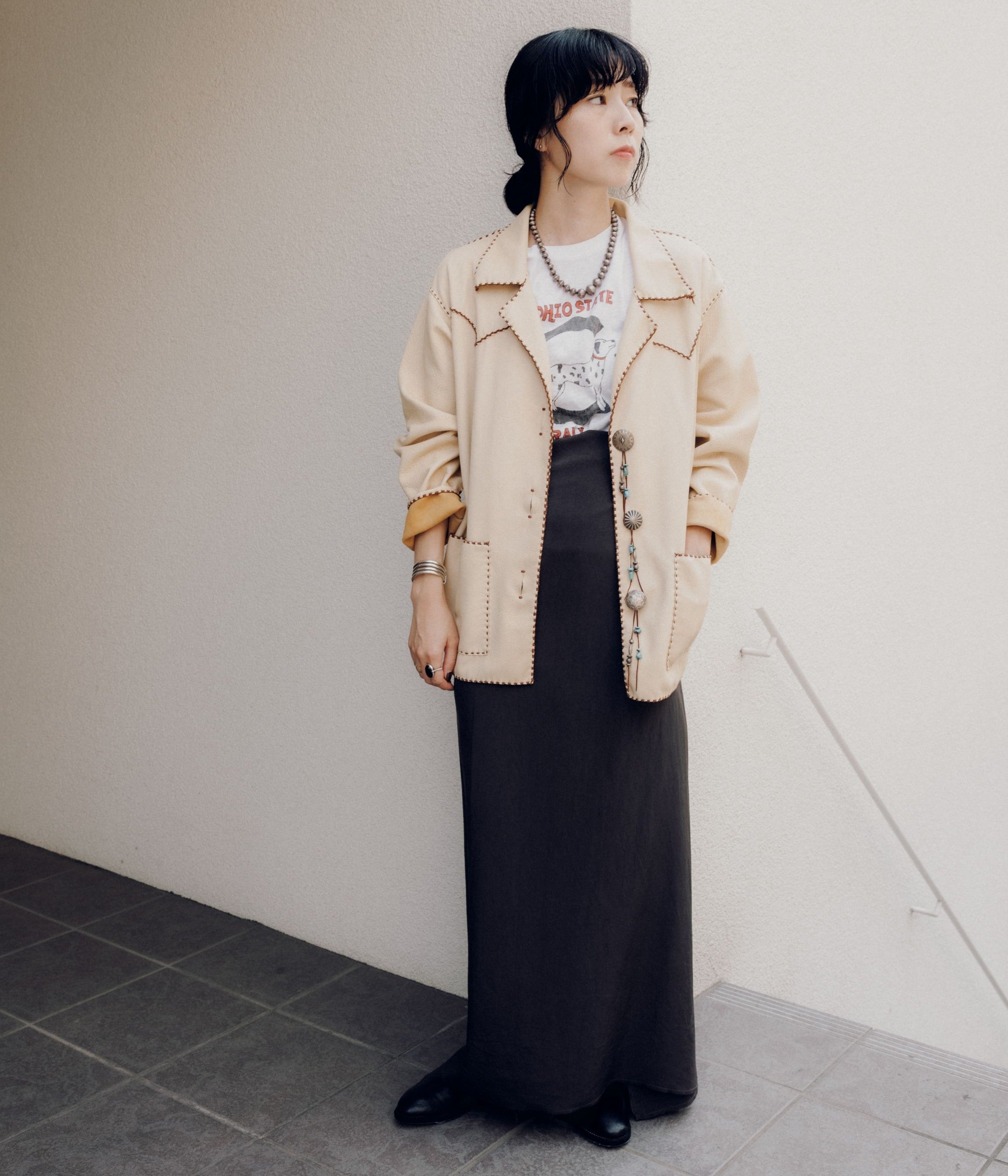 PAM DIETRICH ''WOMEN'S DEERSKIN MY JACKET'' (PALOMINO GRAIN