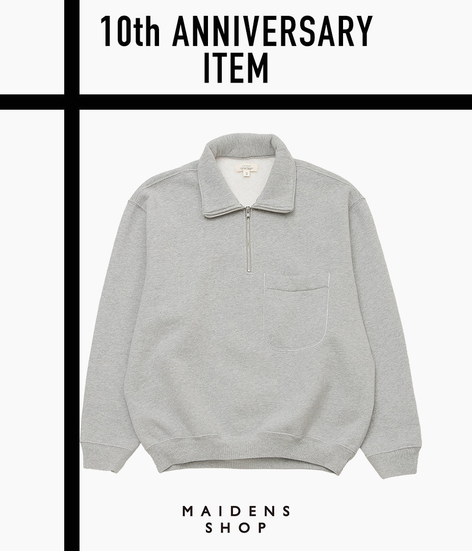 EVAN KINORI × LADY WHITE ''LW - C x EK QUARTER ZIP'' (HEATHER GRAY)