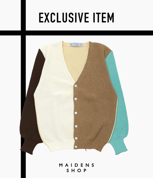 FANNI LEMMERMAYER ''5COL PANEL BELL SLEEVE CARDIGAN'' (BROWN MULTI)