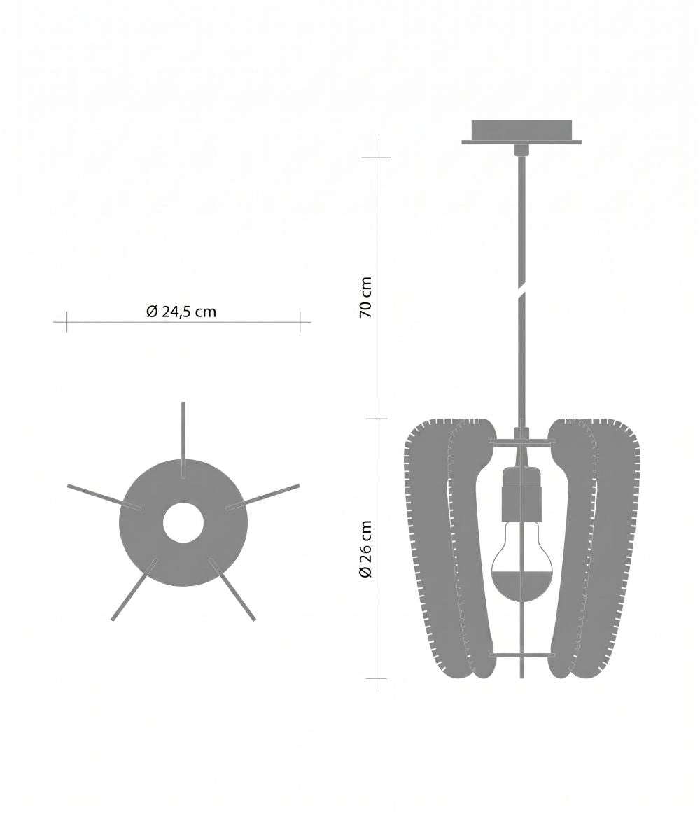 LAFABLIGHT ''ARIOCA PENDANT LAMP'' (UFOLA TWIST)