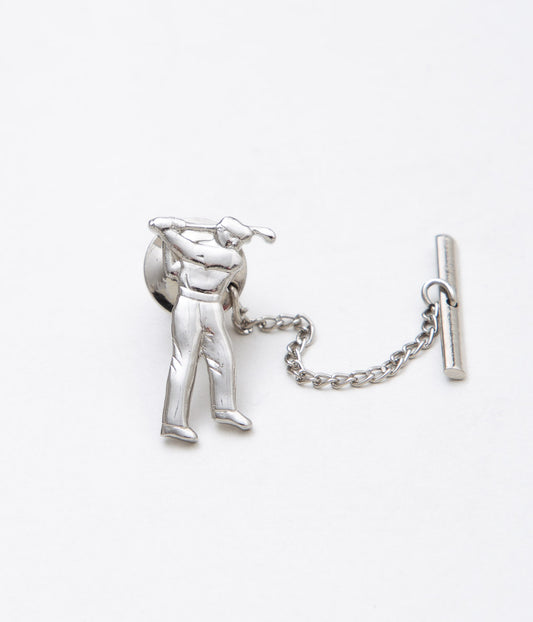 FINE AND DANDY "LAPEL PIN (GOLFER)"(SILVER)