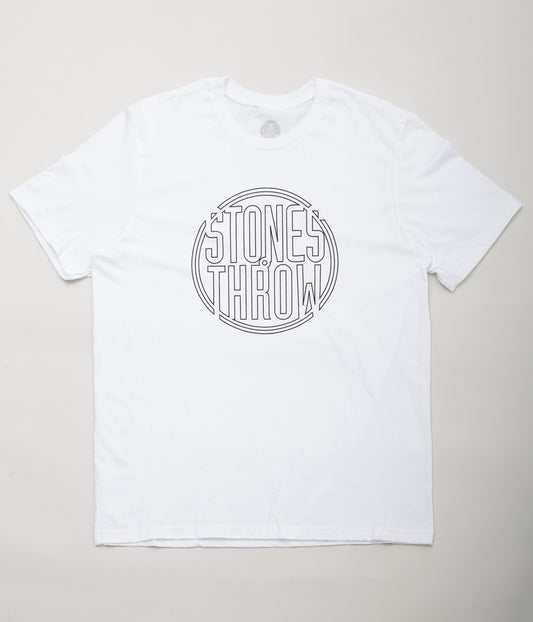 STONES THROW RECORDS ''OUTLINE LOGO TEE'' (WHTIE)