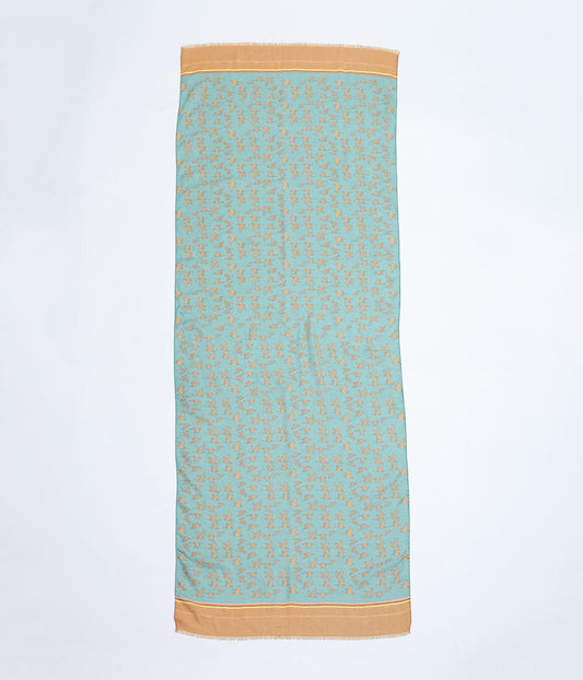 ARTUMES & CO. ''PRINTED SCARF'' (SAUGE)