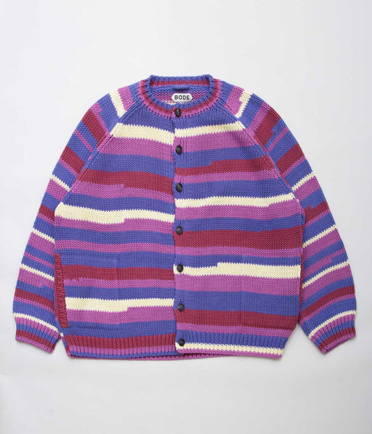 BODE ''FLYNN CARDIGAN'' (PURPLE)