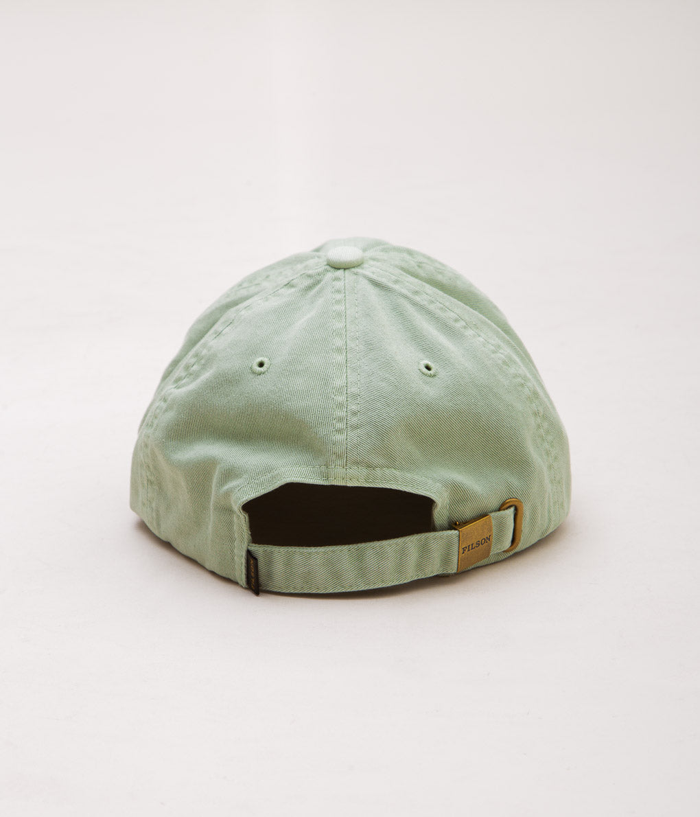 FILSON "WASHED LOW PROFILE LOGGER CAP"(MINT/TROUT)