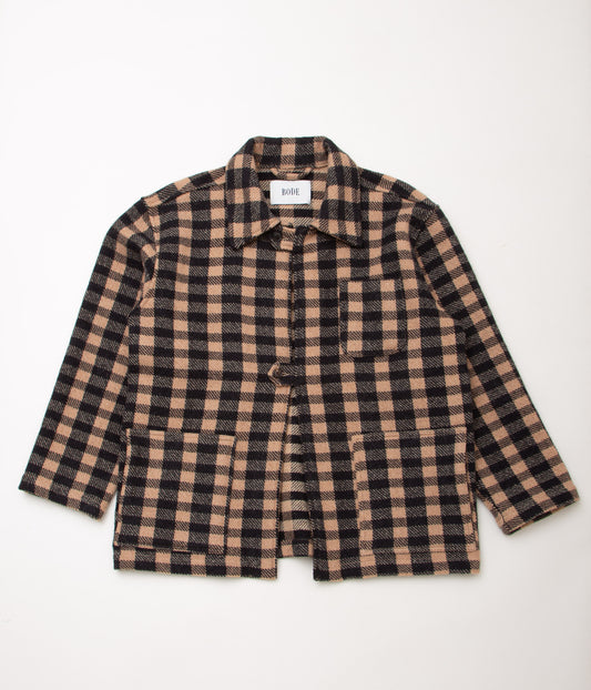 BODE "STANTON PLAID JACKET"(TAN MULTI)