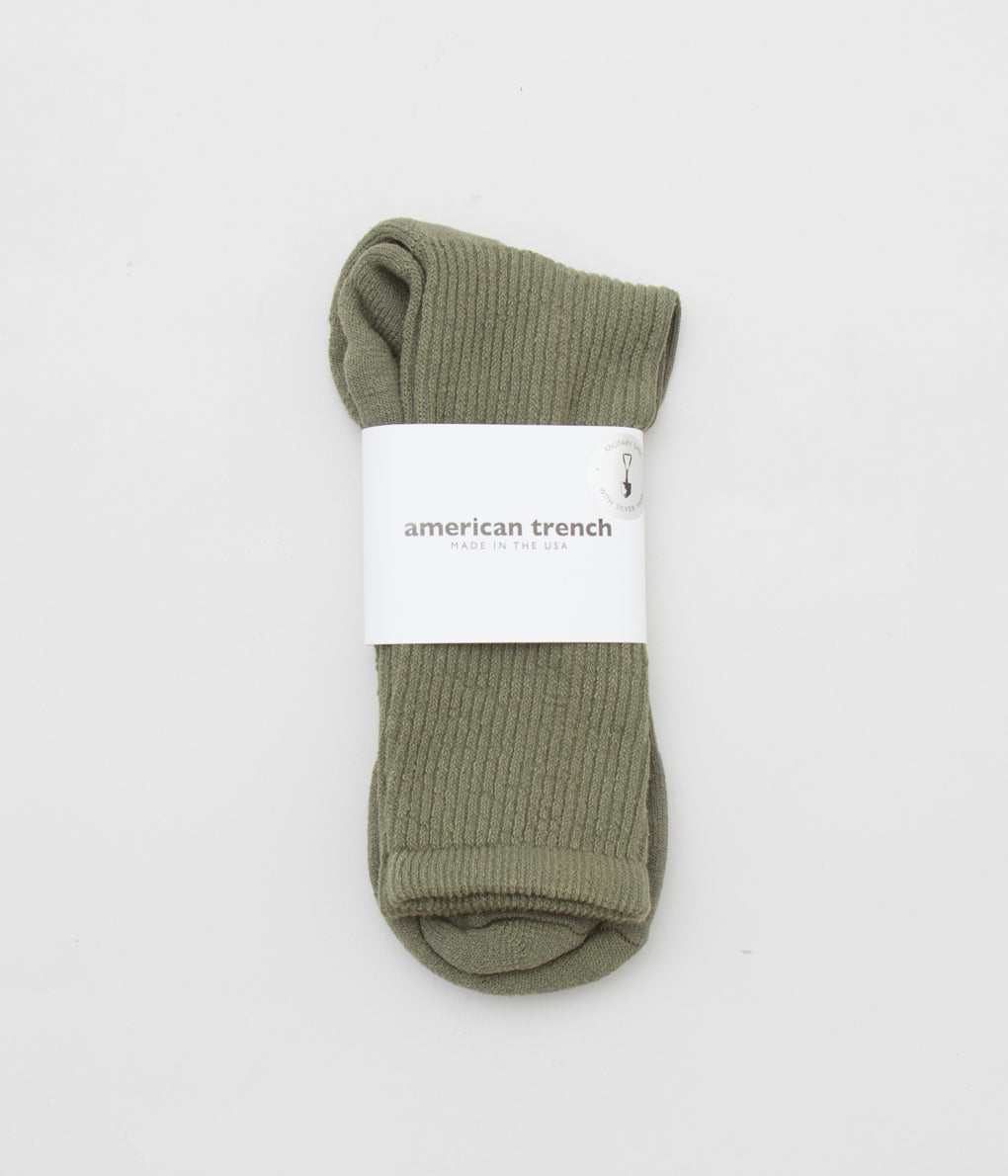 AMERICAN TRENCH "1968 USA SOCK" (WHITE)