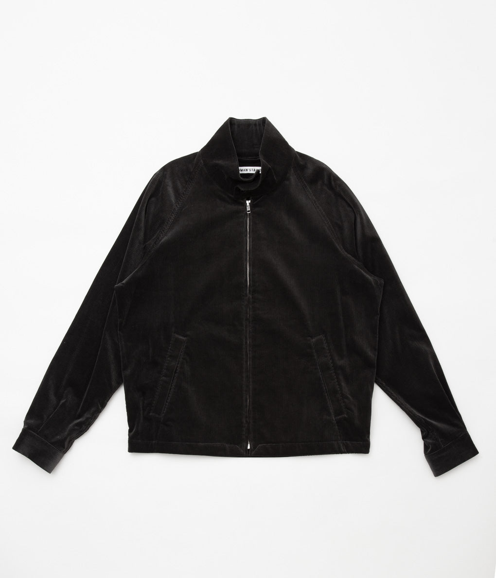 OLDMAN'S TAILOR ''ZIP BLOUSON'' (CORDUROY BLK)