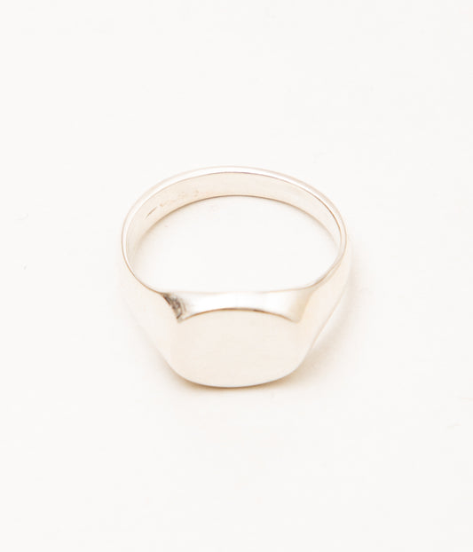 HERNAN HERDEZ "SMALL IRREGULAR SIGNET"(Sterling Silver)