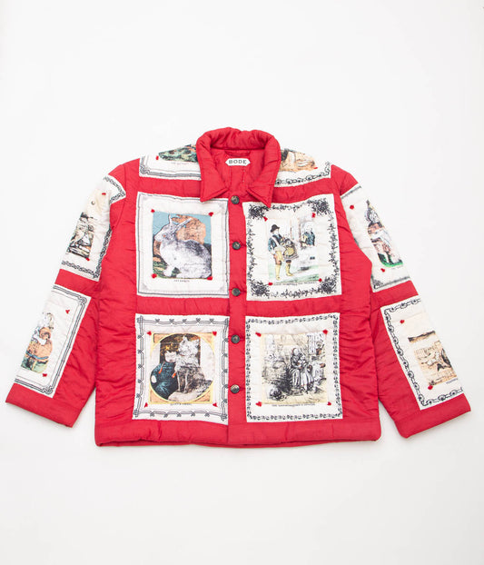 BODE "STORYTIME QUILT JACKET"(RED MULTI)