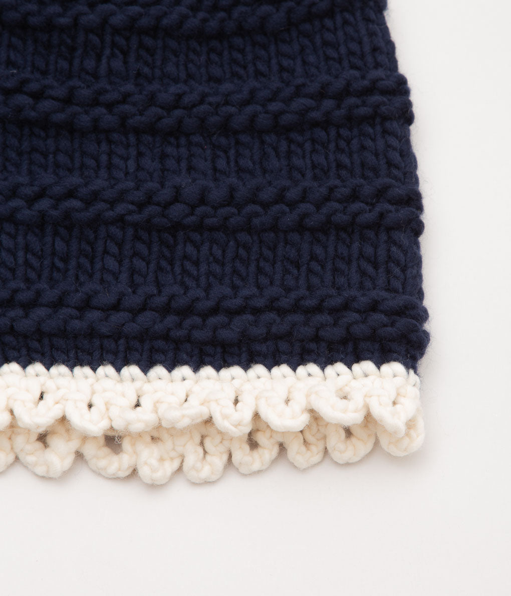 ELEPH ''SUUS HAT HANDKNIT'' (NAVY)