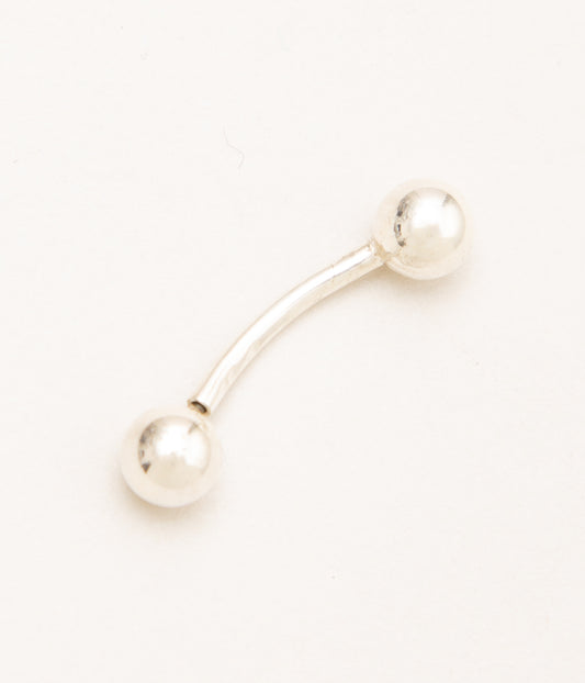 HERNAN HERDEZ "BARBELL EARRING"(Sterling Silver)