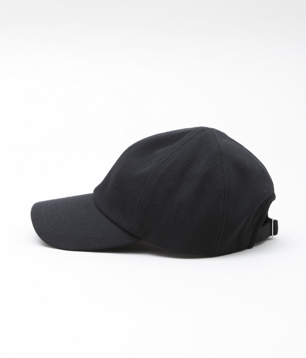 MATURE HA._MIL ''TRAINER CAP / COTTON WOOL'' (BLACK)