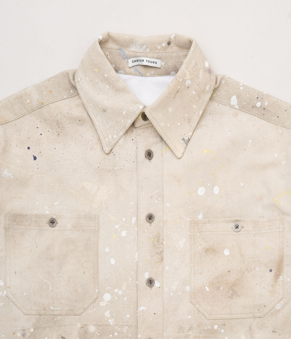 CARTER YOUNG ''RE-WORK OVERSHIRT'' (MULTI PAINT)