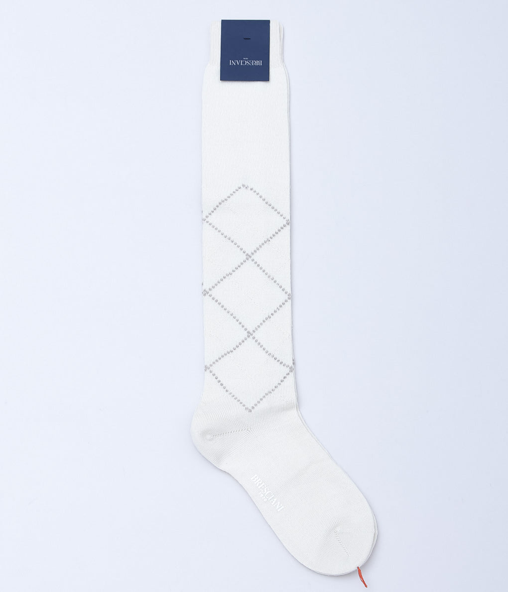 BRESCIANI ''ARGYLE'' (OFF WHITE)