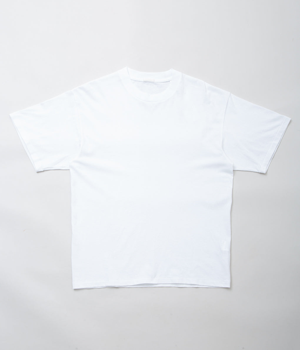 COMOLI''コットンジャージ 半袖Tシャツ''(WHITE)