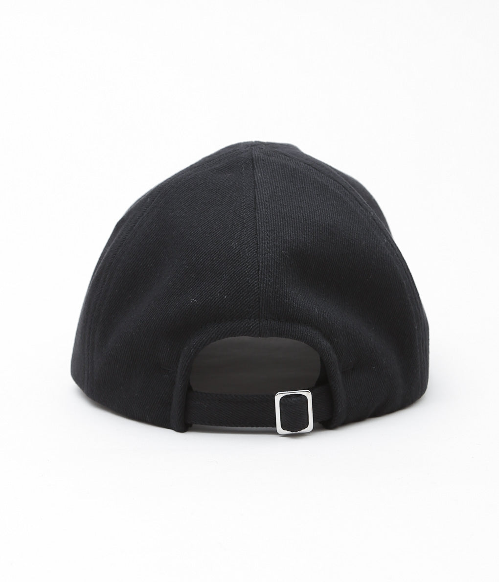 MATURE HA._MIL ''TRAINER CAP / COTTON WOOL'' (BLACK)