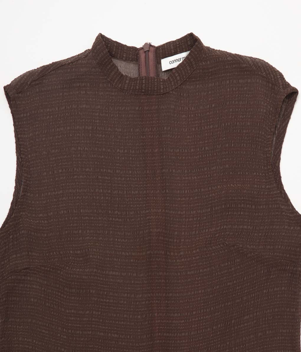 CONNOR MCKNIGHT ''CRINKLE EVENING SLIP'' (BROWN)