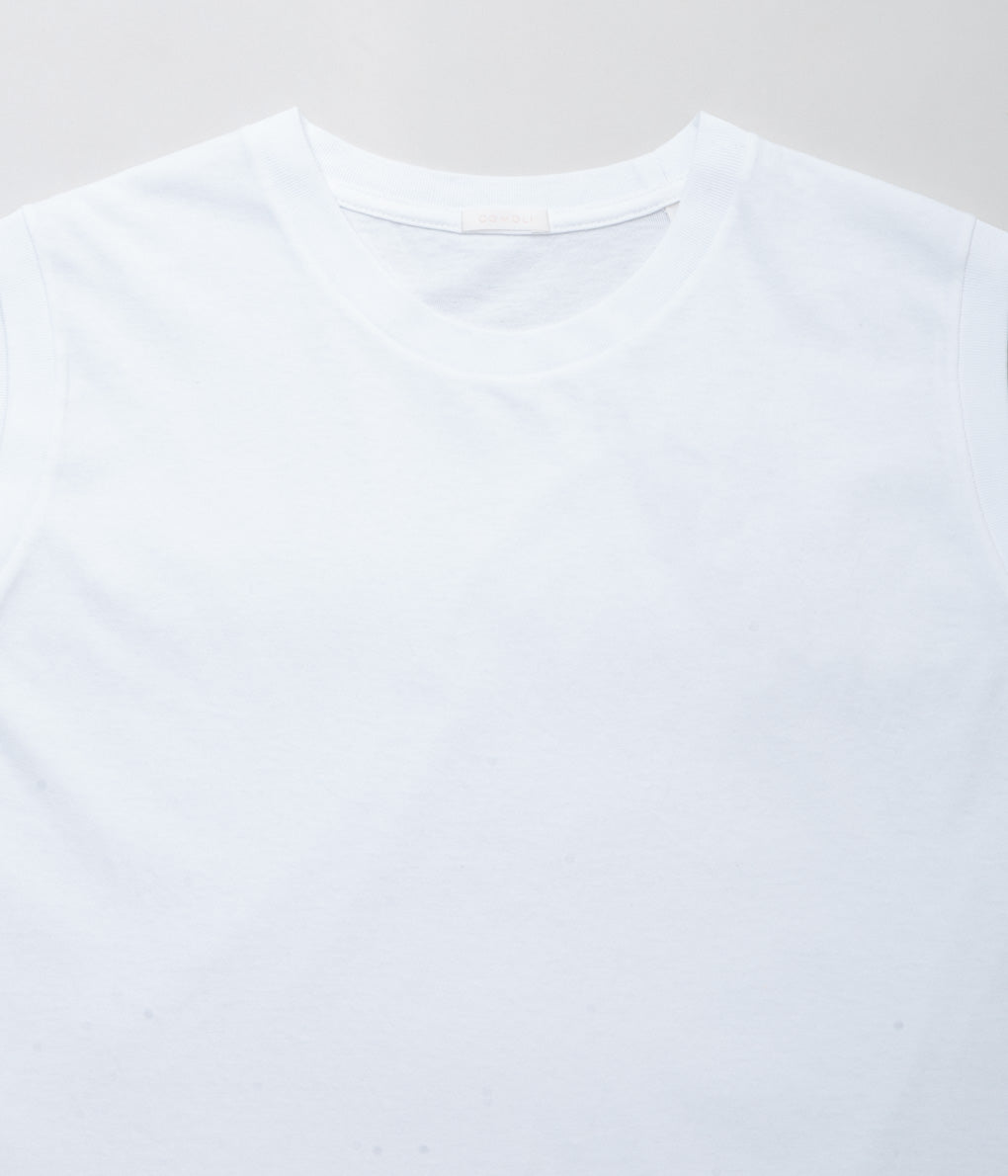 COMOLI''コットンジャージ 半袖Tシャツ''(WHITE)