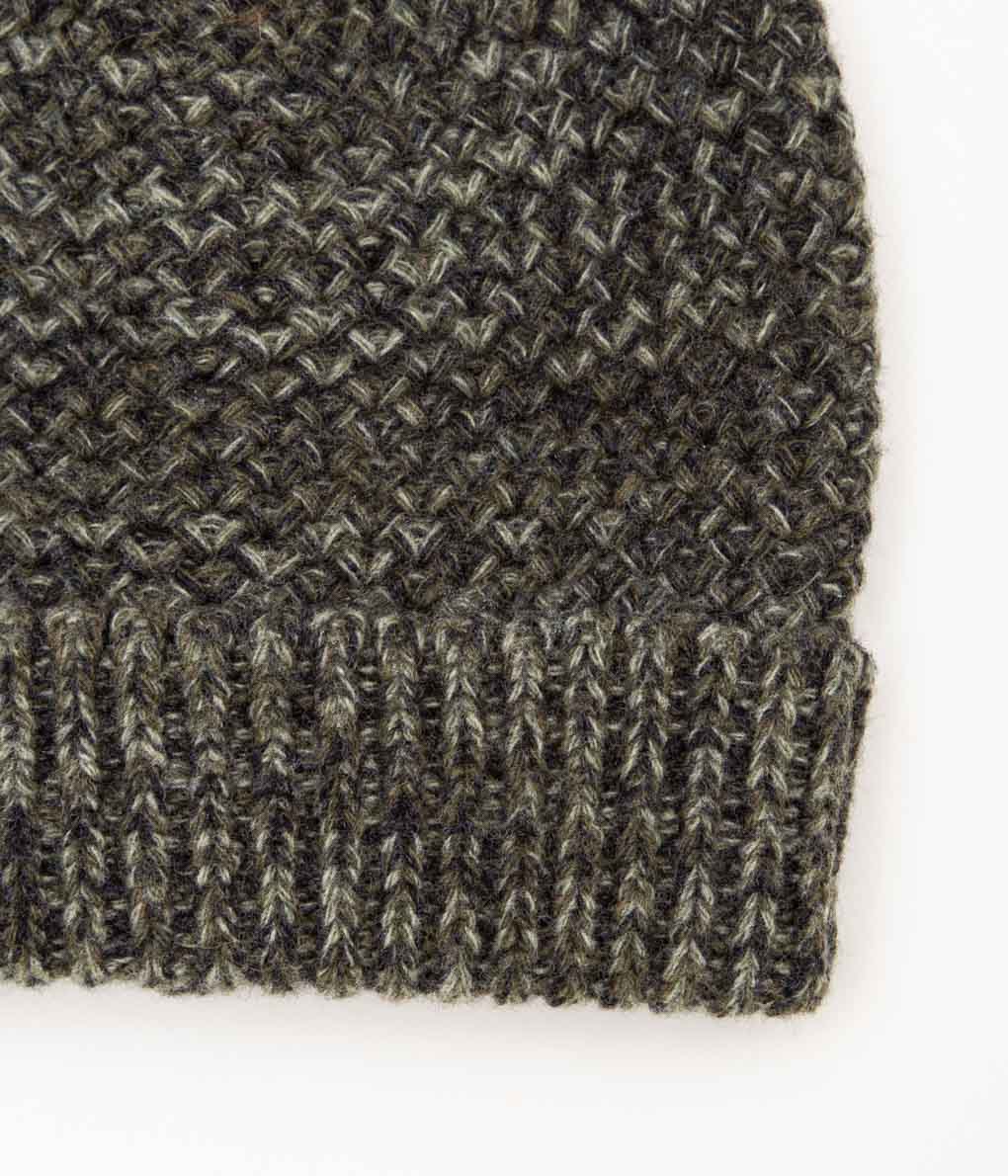 S.E.H KELLY "WATCH CAP 8ply (LAMBSWOOL KNIT)"(SEAWEED)