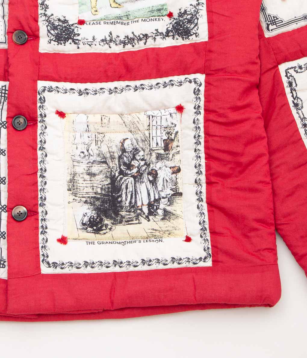 BODE "STORYTIME QUILT JACKET"(RED MULTI)