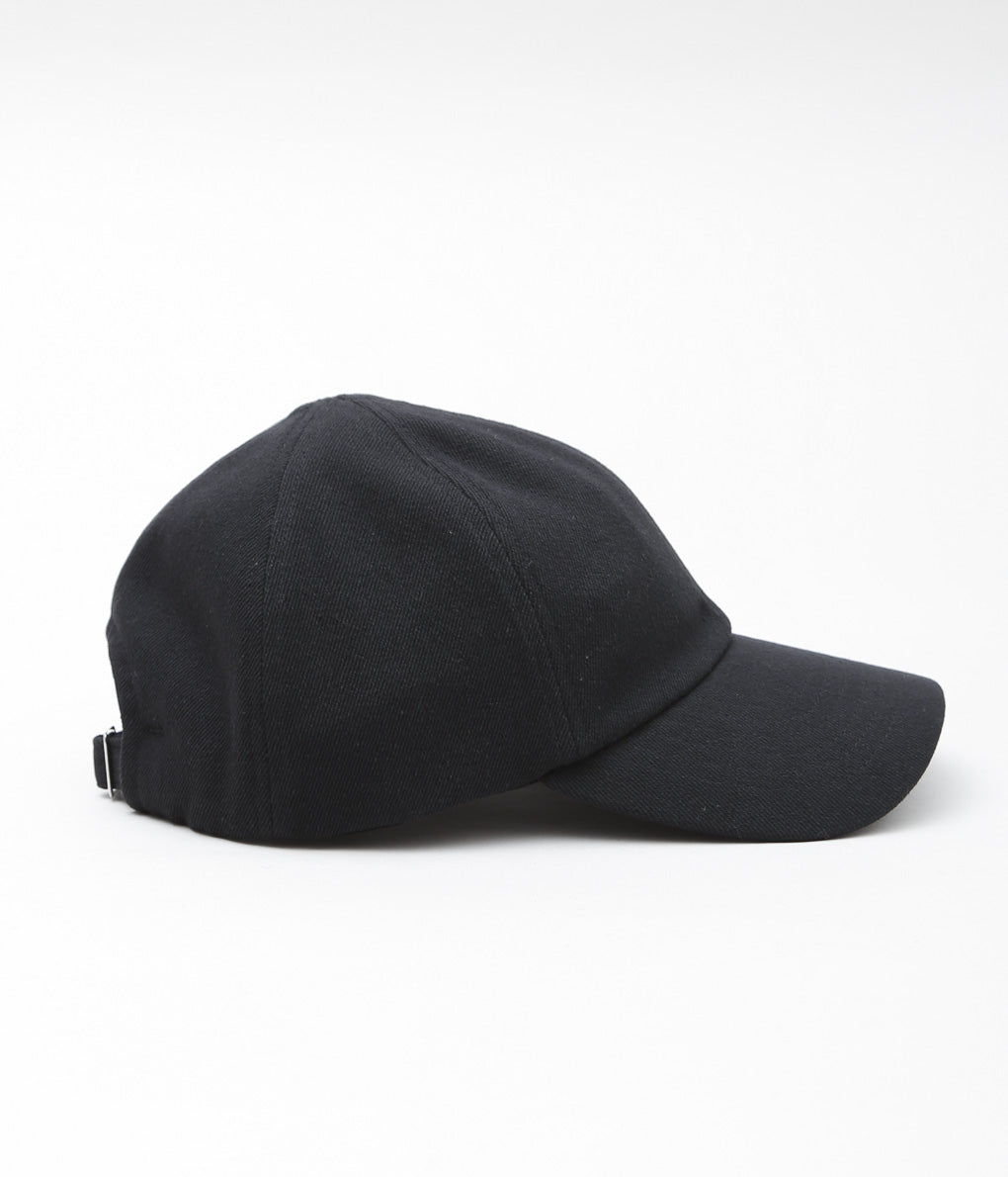 MATURE HA._MIL ''TRAINER CAP / COTTON WOOL'' (BLACK)