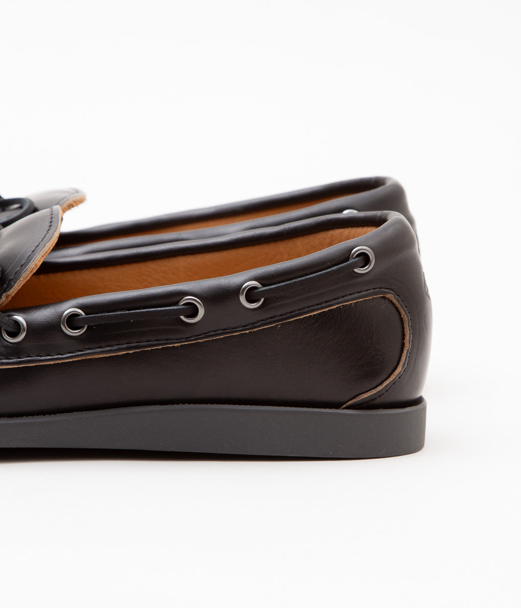 QUODDY TRAIL MOCCASIN ''CANOE SHOE'' (BLACK) – THE STORE BY MAIDENS
