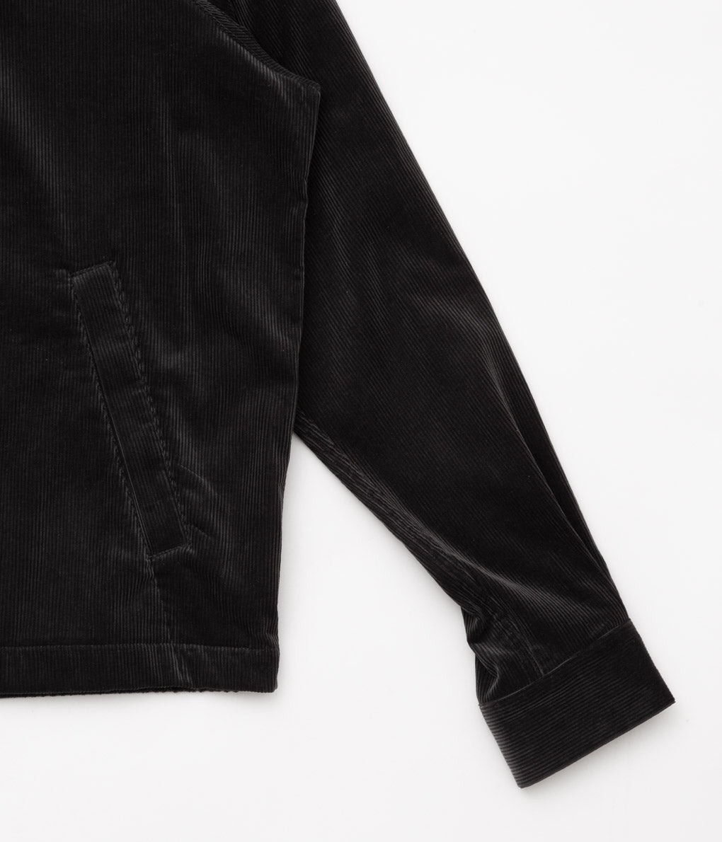 OLDMAN'S TAILOR ''ZIP BLOUSON'' (CORDUROY BLK)