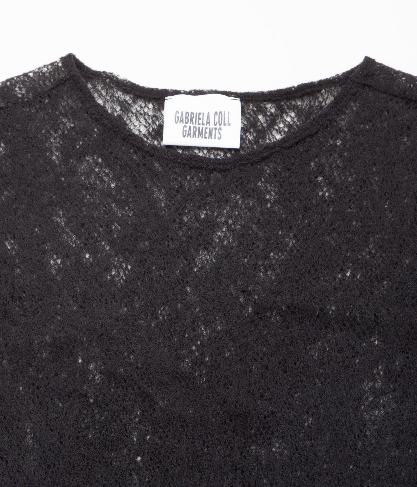 GABRIELA COLL GARMENTS ''NO.293 MERINO WOOL KNITTED DRESS'' (BLACK)