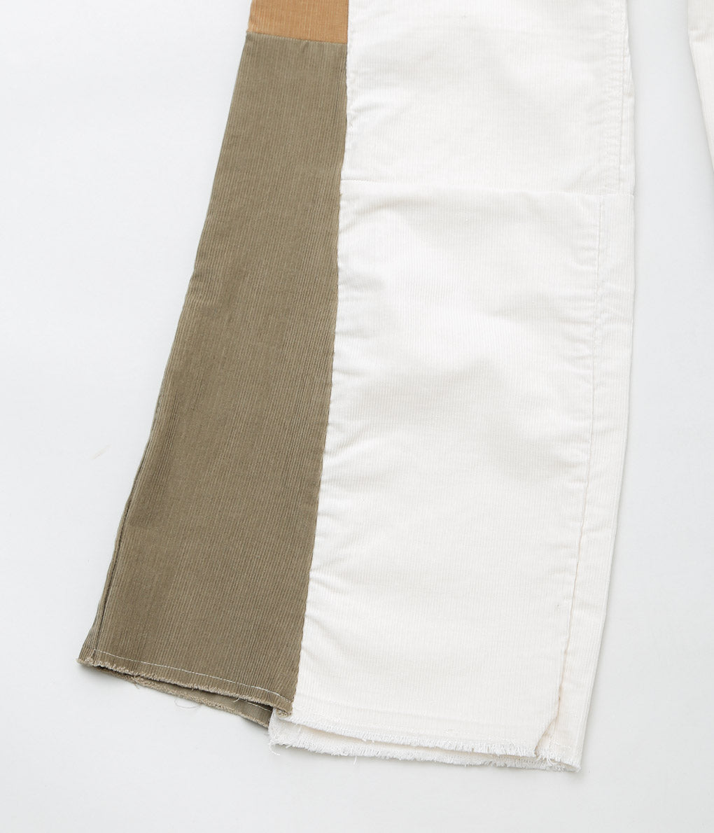 MAIDENS SHOP WOMEN ''REMAKE WIDE CORDUROY PANTS'' (BASE OFF WHITE SIZE 29)