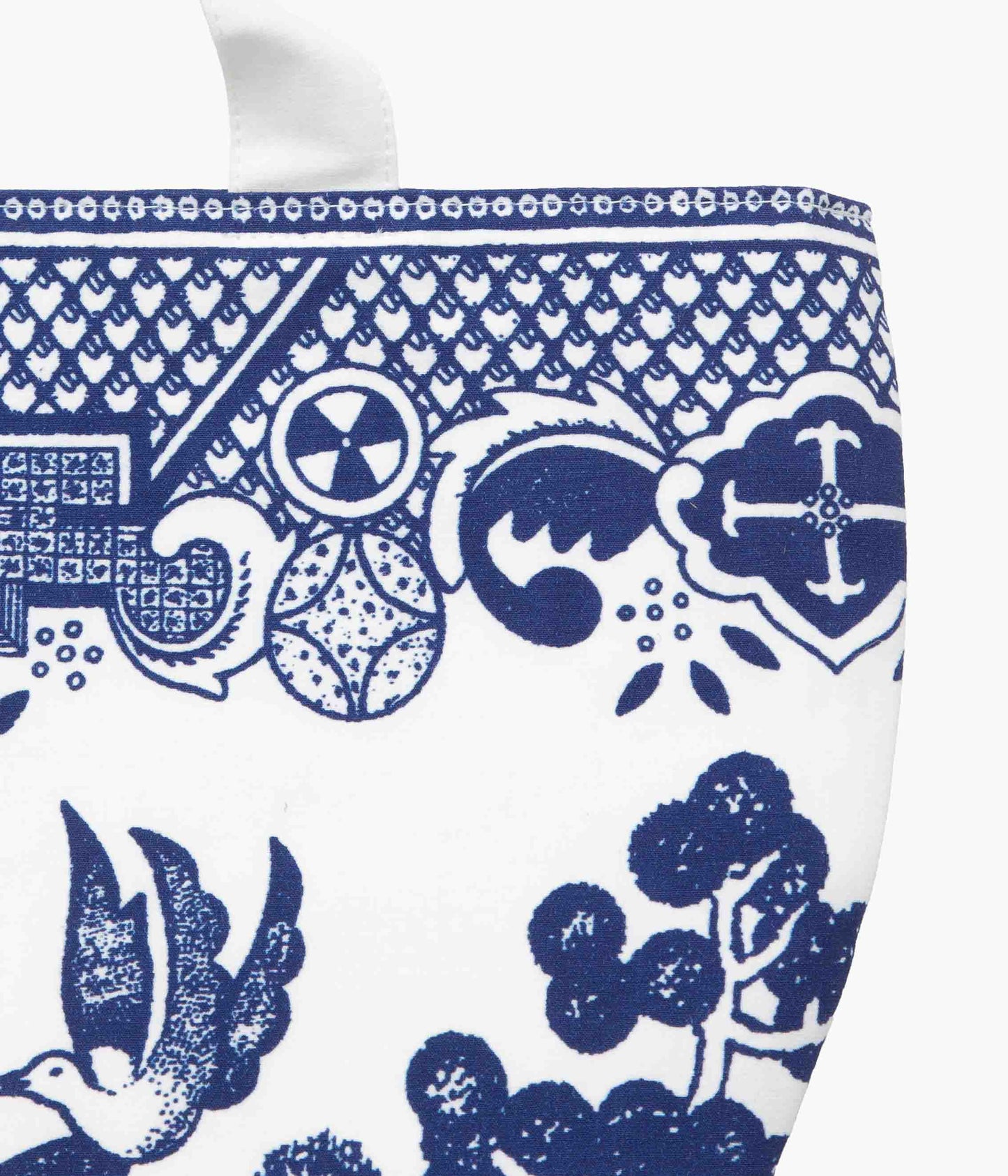 OLDMAN'S TAILOR ''B.W. TOTE BAG'' (BLUE)