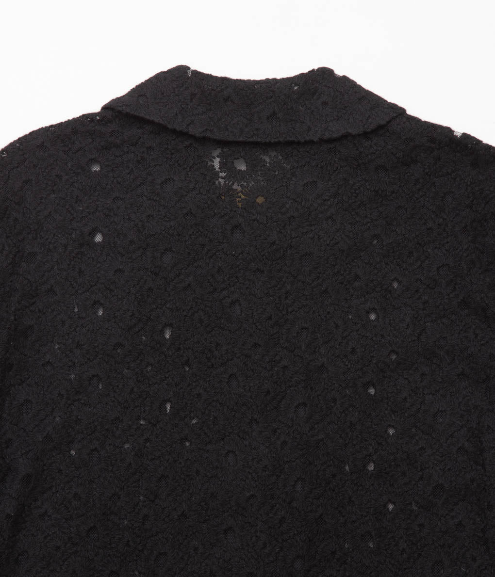 OLDMAN'S TAILOR ''LACE FLOWER JACKET'' (BLACK)