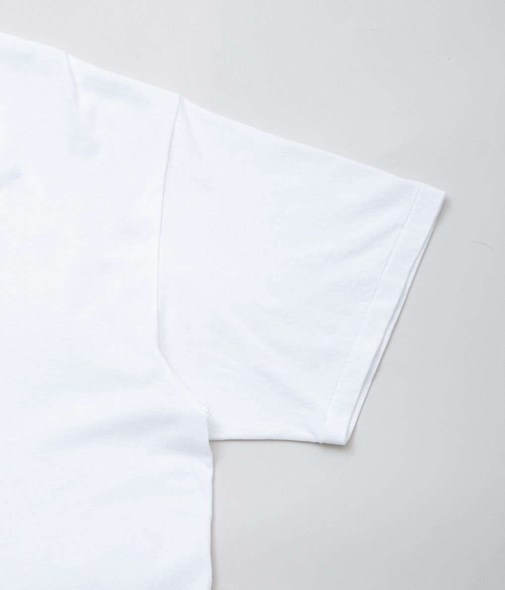 COMOLI''コットンジャージ 半袖Tシャツ''(WHITE)
