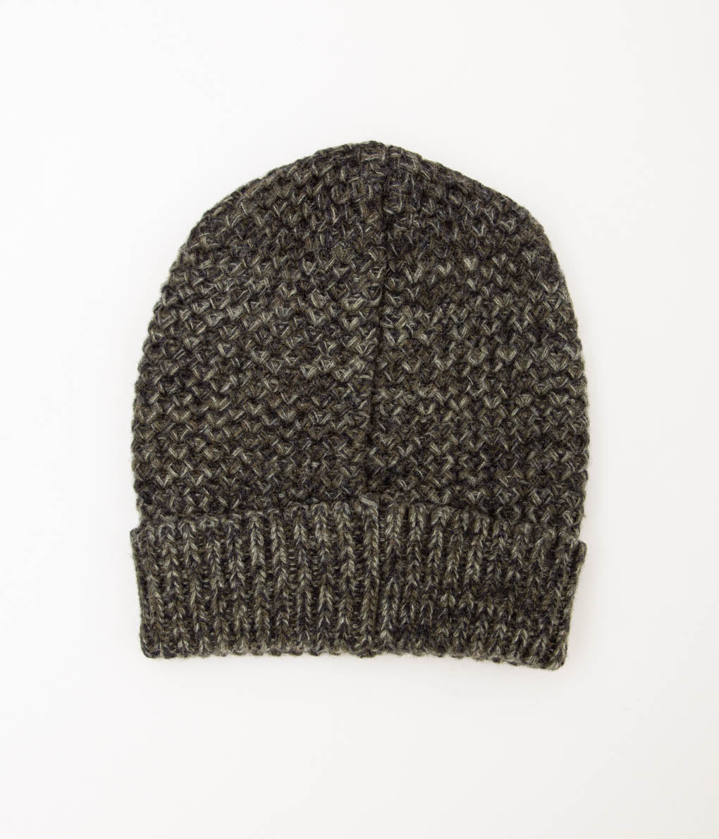 S.E.H KELLY "WATCH CAP 8ply (LAMBSWOOL KNIT)"(SEAWEED)