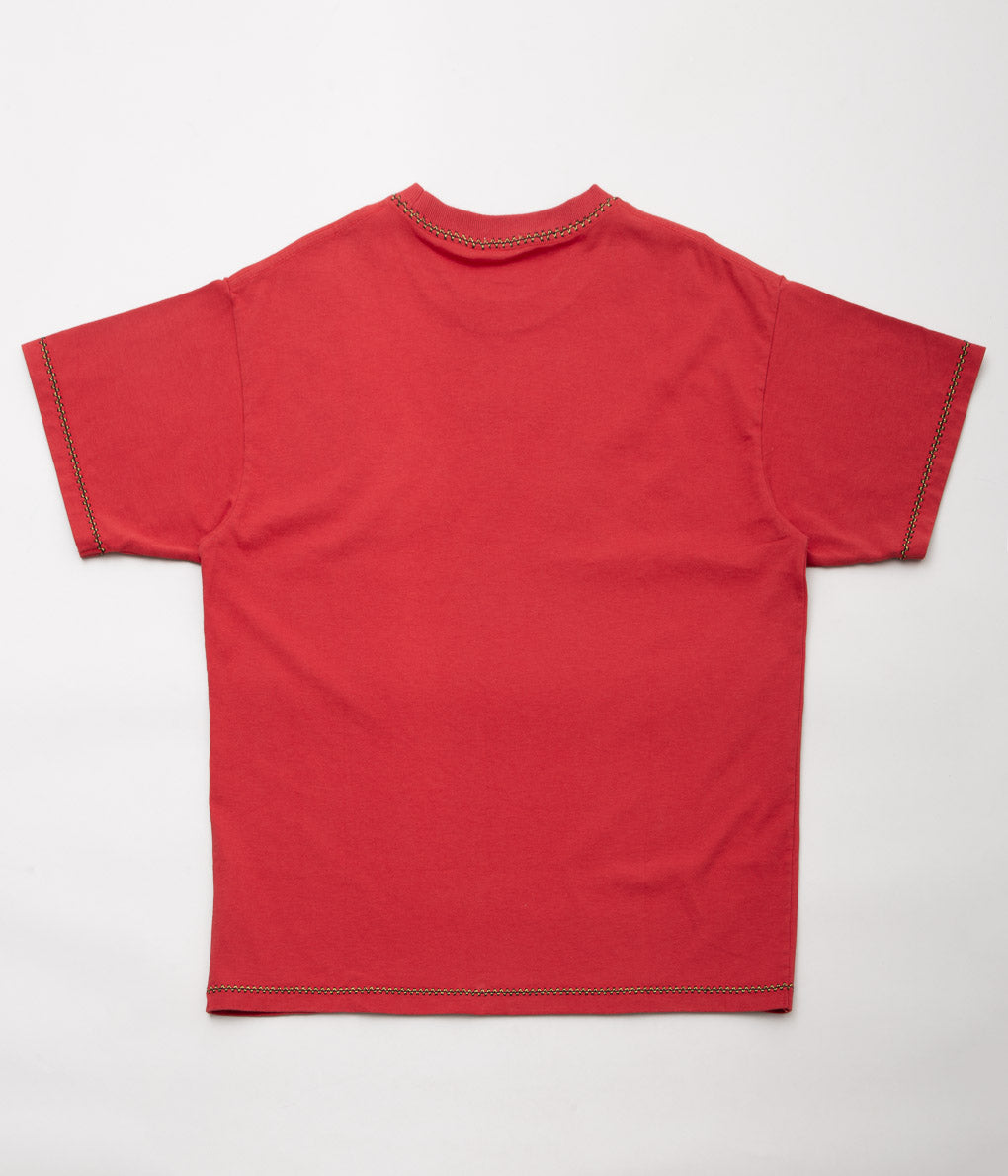 BODE ''TWIN PARAKEET TEE'' (RED)