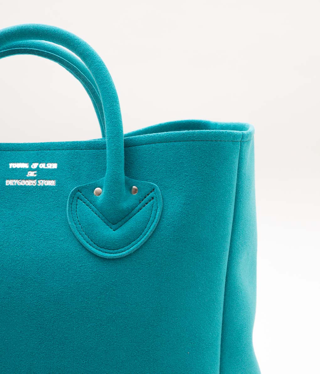 YOUNG&OLSEN THE DRYGOODS STORE ''ULTRASUEDE_ TOTE M'' (SOUTH BEACH BLUE)