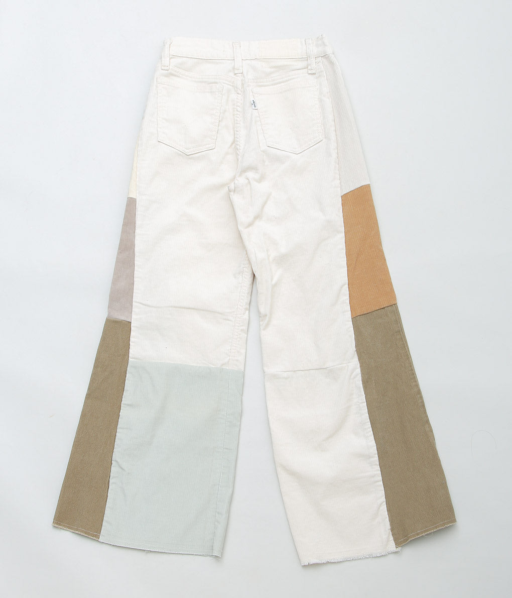 MAIDENS SHOP WOMEN ''REMAKE WIDE CORDUROY PANTS'' (BASE OFF WHITE SIZE 29)