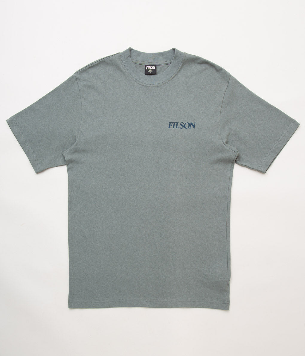 FILSON "S/S PIONEER GRAPHIC TEE" (GOLD OCHRE / CAPTAIN)