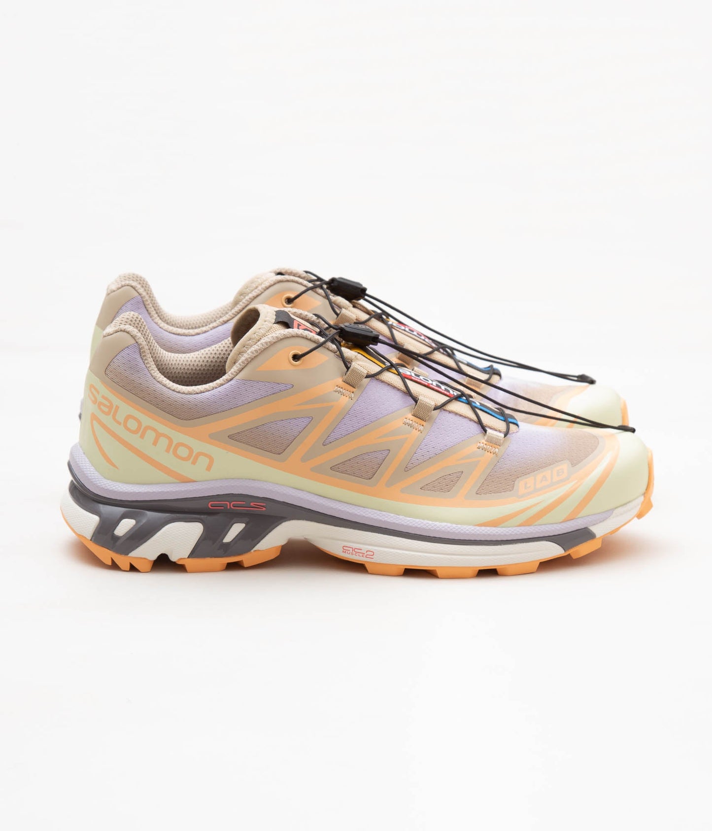 SALOMON ''XT-6 SKYLINE'' (WHITE PEPPER/PEACH QUARTZ/ORCHID PETAL)