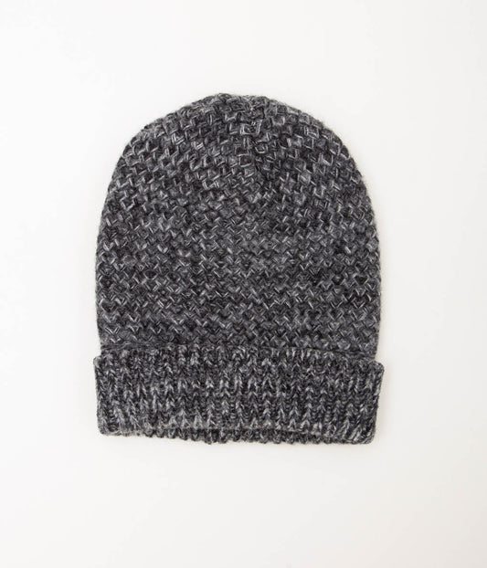 S.E.H KELLY "WATCH CAP 8ply (LAMBSWOOL KNIT)"(CHARCOAL)
