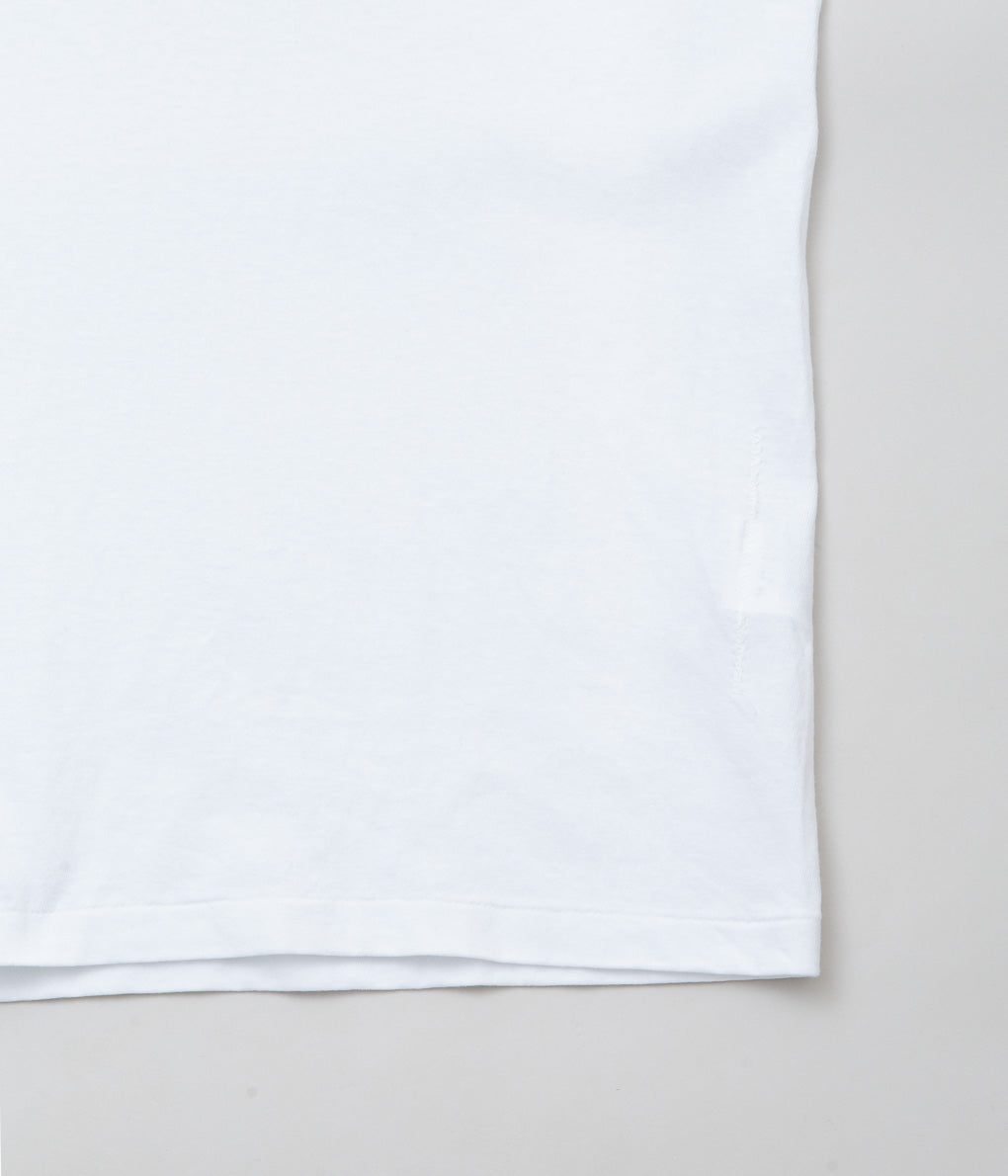 COMOLI''コットンジャージ 半袖Tシャツ''(WHITE)