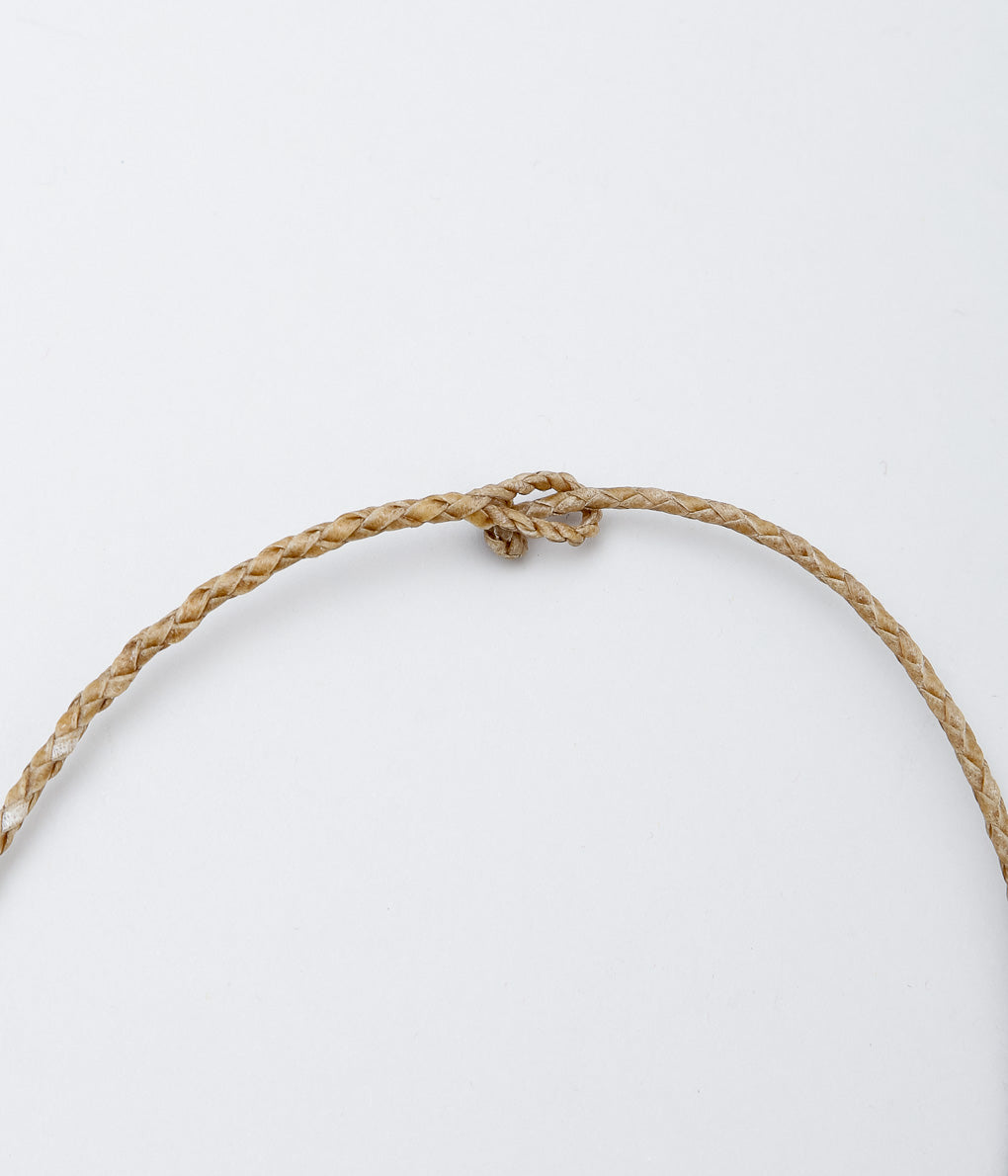 SEYA. ''BOSFOR NECKLACE ALPACA SILVER 24AW'' (OFF WHITE X SILVER)