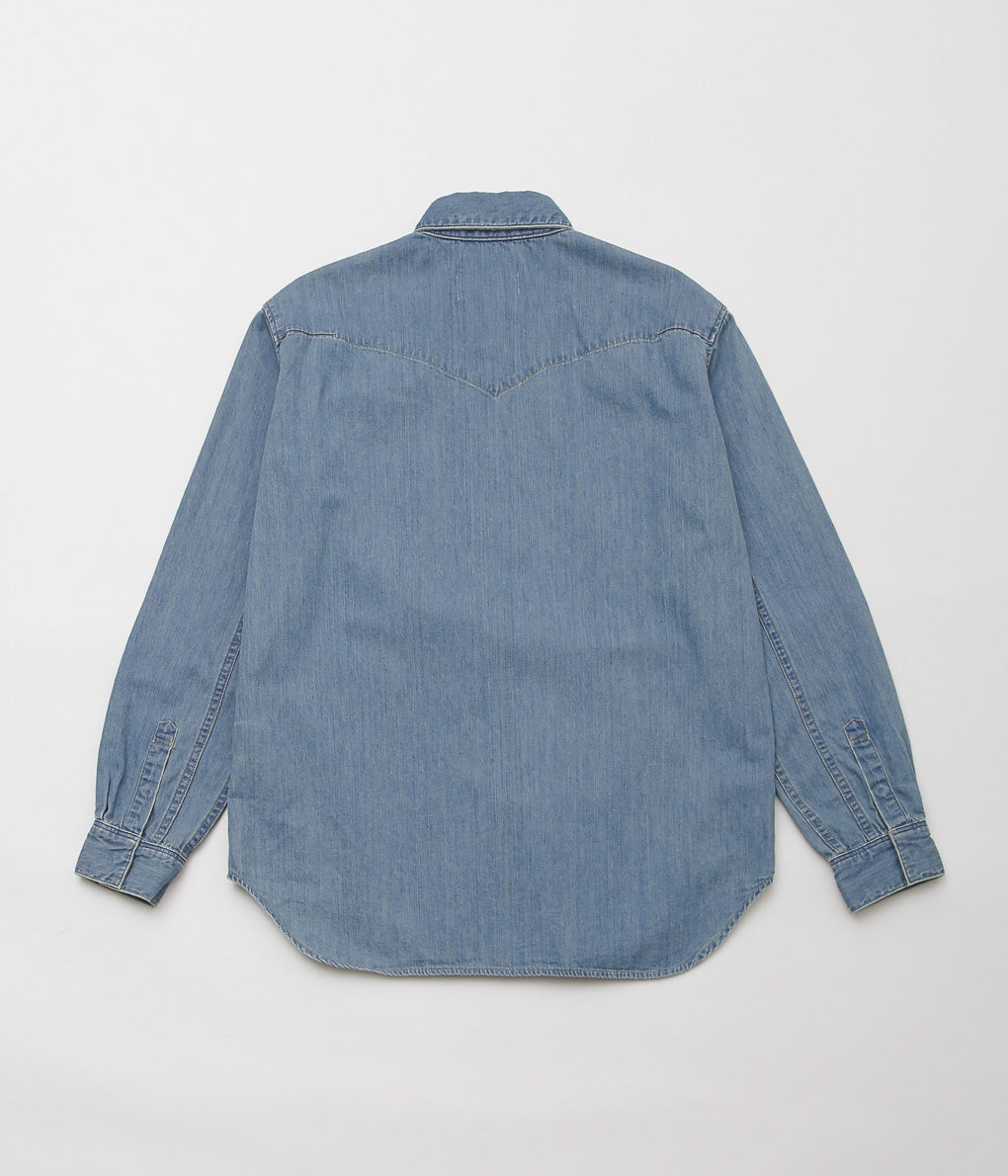 TU ES MON TRESOR '' THE TURQUOISE DENIM SHIRT'' (SOLID 3YEAR)