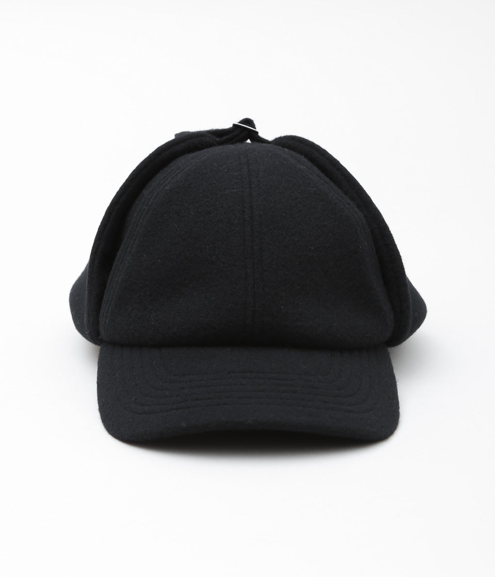 MATURE HA._MIL ''TRAINER CAP EAR FLAP / FLEECE'' (BLACK)