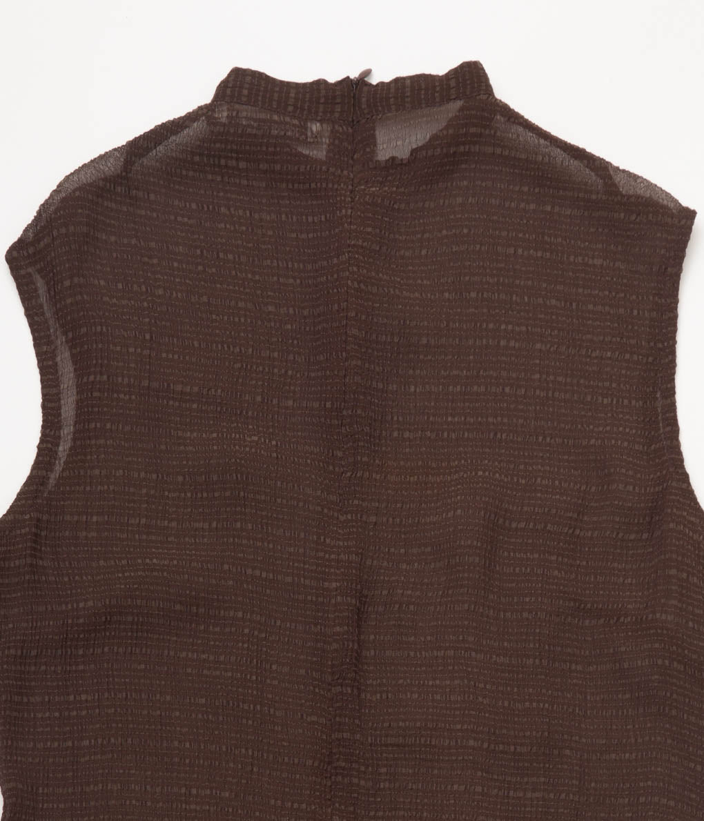 CONNOR MCKNIGHT ''CRINKLE EVENING SLIP'' (BROWN)