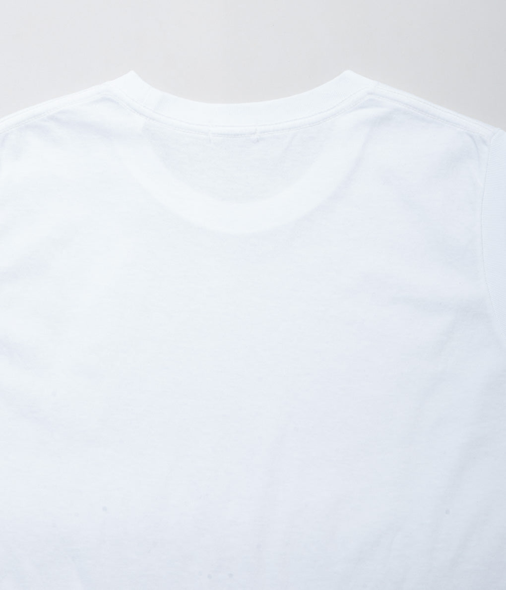 COMOLI''コットンジャージ ノースリーブ''(WHITE)