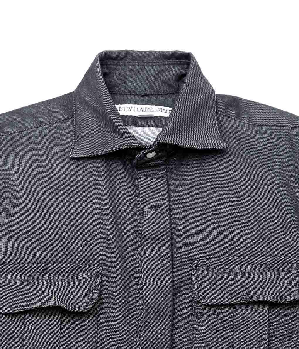 INDIVIDUALIZED SHIRTS ''HUNTER TWILL FLY JACKET'' (BLACK)