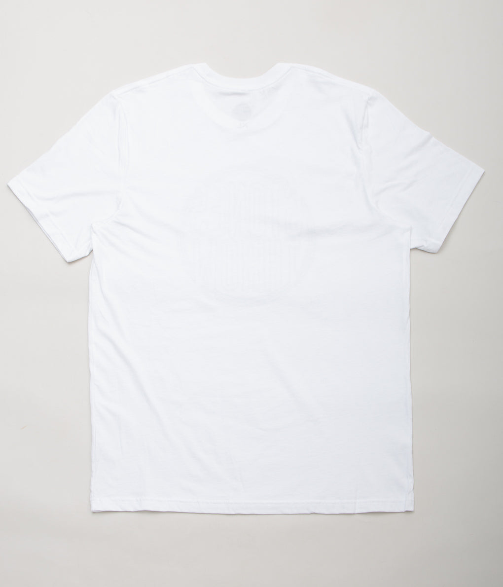 STONES THROW RECORDS ''OUTLINE LOGO TEE'' (WHTIE)