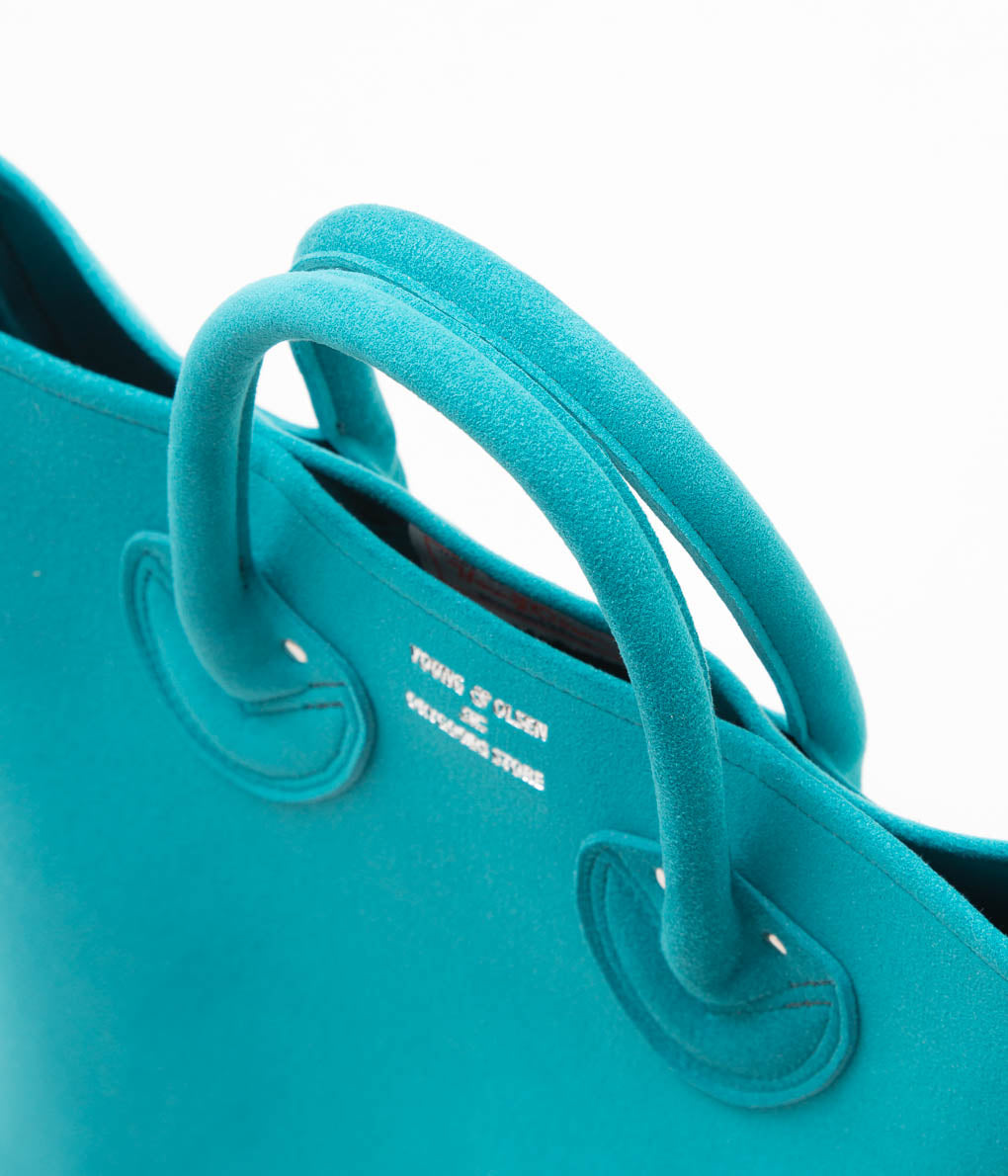 YOUNG&OLSEN THE DRYGOODS STORE ''ULTRASUEDE_ TOTE M'' (SOUTH BEACH BLUE)