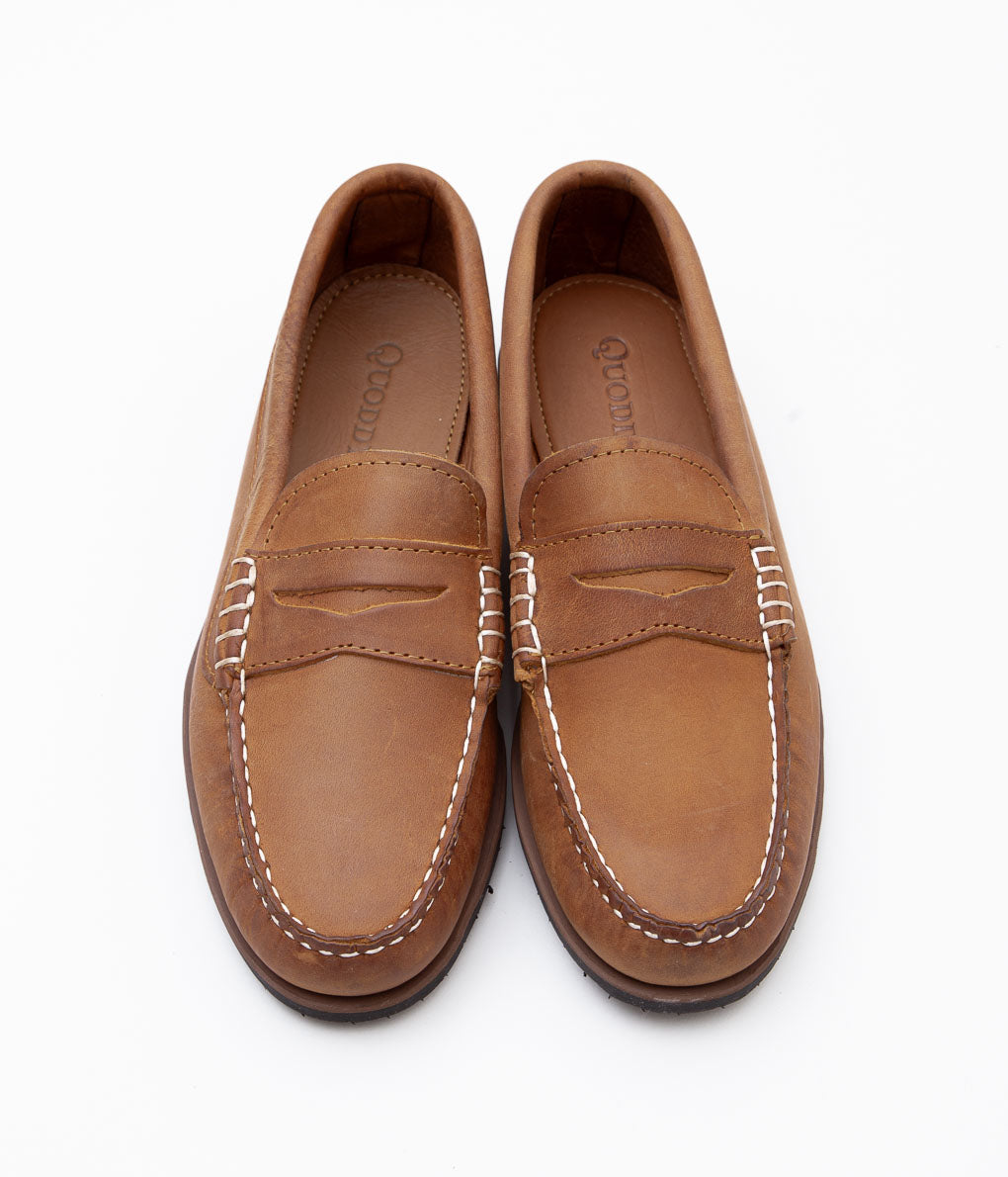 QUODDY TRAIL MOCCASIN ''ROVER PENNY LOAFER'' (CAPETOWN LEATHER)